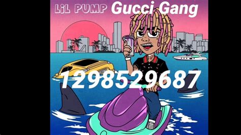 gucci gang roblox id code